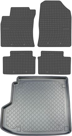 OEM Kia Ceed (cd) Sw / Kombi Desde 01.2020 Set - Alfombrillas De Goma Para Coche + Alfombrilla Para Maletero