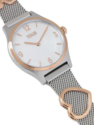 Tous Epic Icon Mesh 30mm watch - White