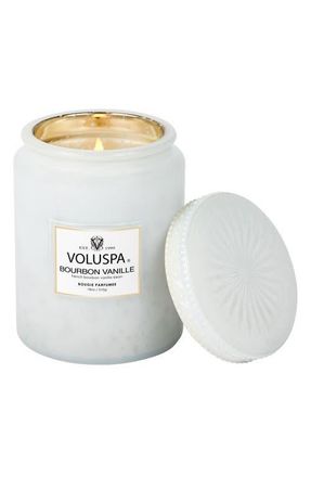 Voluspa Bourbon Vanille Large Jar Candle in Boubon Vanille at Nordstrom