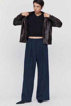 Maeve Avery Elastic-Back Trousers by Maeve Pants