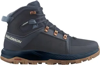 Salomon Womens Outchill Ts Cswp Hiking Boots In Carbon/carbon/bering Sea