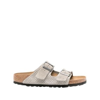 Birkenstock Arizona - Dames - Sandalen - Grijs - 37 EU - Leer - Schoenen