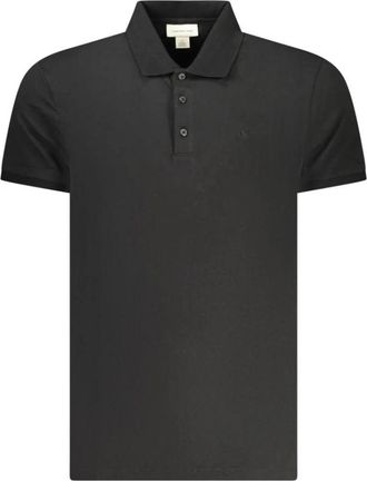 Calvin Klein Klassiek gesneden poloshirt - Heren - Polos - Zwart - M - Katoen - Tops