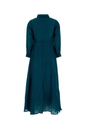 The Rose Ibiza Chemisier Shirt Dress - Teal