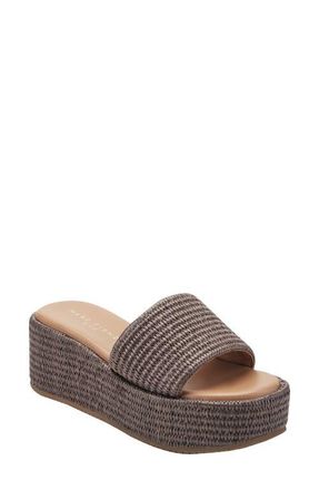 Marc Fisher Daylin Platform Sandal in Medium Brown at Nordstrom, Size 5.5