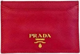 Prada Pre-owned Wallets, female, Red, Size: ONE SIZE Pre-owned Vintage Card Case