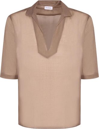 Tagliatore Zante Polo Shirt - Heren - Polos - Beige - XL - Tops