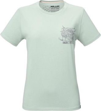 Millet Cima&iuml; Collab S/S T-Shirt f&uuml;r Damen | grau