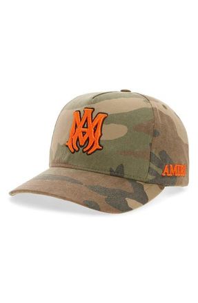 Amiri MA Outline Camo Snapback Ball Cap at Nordstrom