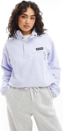 Columbia Helvetia - Pile taglio corto color cumulo di neve - In esclusiva per ASOS-Viola