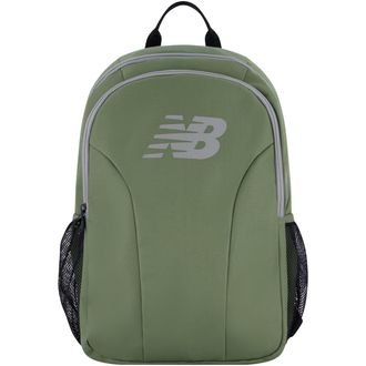 New Balance Unisexs Laptop Backpack, Travel Computer Bag for Men and Women, Olive, 0
