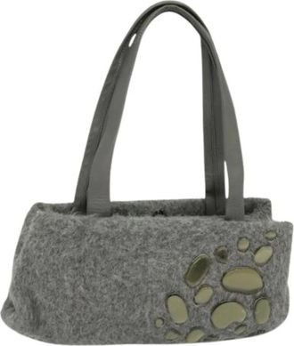 Bottega Veneta Pre-owned Handbags, female, Gray, Size: ONE SIZE Pre-owned Vintage Hand Bag