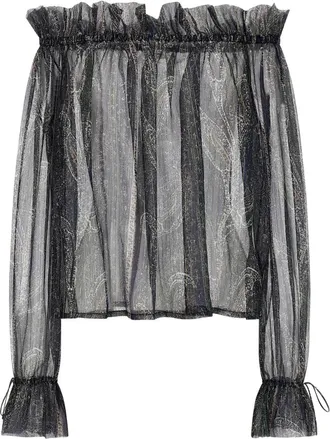 Saint Laurent Mujer, Blusas y Camisas, Negro, Talla: XS