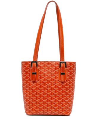 Goyard 2012 Goyardine Marie Galante PM tote bag - Orange