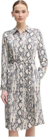 Oui Dames, Jurken, Veelkleurig, Maat: M Viscose