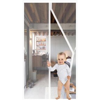 OEM Mosquitera Magn&eacute;tica Para Puerta, 90x210cm, Cortina Mosquitera, Cierre Autom&aacute;tico, Transpirable, Para Puertas De Balc&oacute;n, Sala De Estar, Instalaci&oacute;n Si