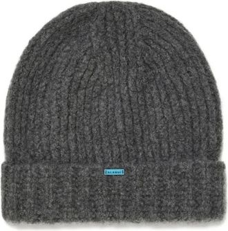 Alanui Berretto a coste in cashmere - Grigio