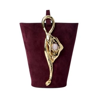 Chlo&eacute; Bucket Bags, female, Red, Size: ONE SIZE Small Eden Treasures Bucket Bag