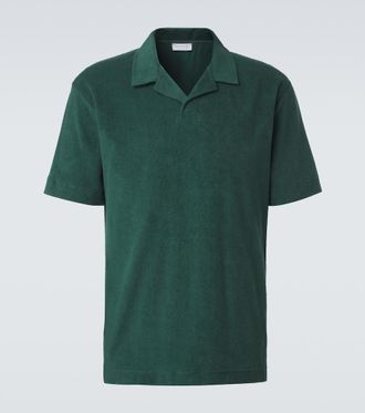 Sunspel Cotton terry polo shirt