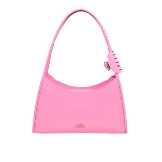 Marc Jacobs The Claw Clip Shoulder Bag In Brushed Leather Color Pink