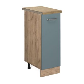 Vicco Armario de farmacia R-Line, Gris azulado, 30 cm, et Roble