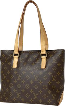 Louis Vuitton Brown Monogram Shoulder Bag Tote Bag (Pre-Owned)