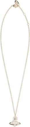 Vivienne Westwood Gold-tone Chain Necklace with Orb Pendant