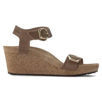 Birkenstock Womens Papillio Soley Ring Buckle Sandal - Narrow Width In Cognac
