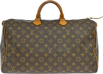 Louis Vuitton Speedy Monogram Canvas Brown Canvas Handbag (Pre-Owned)