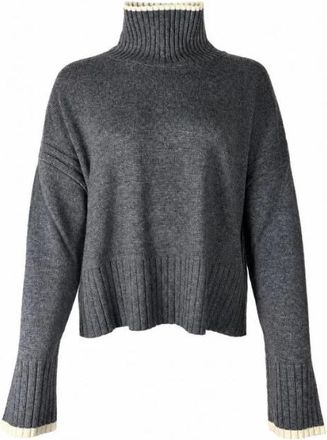 Pinko Pinko, Truien & Vesten, Dames, Grijs, M, Wol, Falkland Sweater