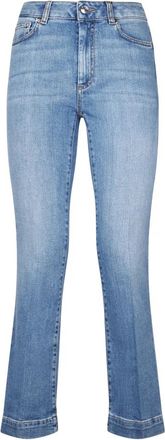 Sportmax Cropped Denim Jeans - Dames - Cropped Jeans - Blauw - W27 - Denim - Jeans