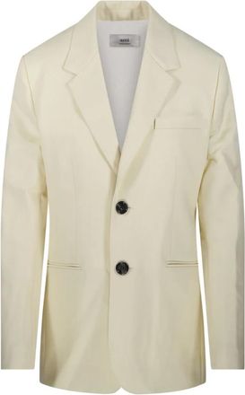 Ami Blazers, female, Beige, M, Beurre Semi Lined Jacket