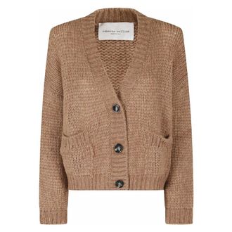Roberto Collina Truien & Vesten, Dames, Bruin, XS, Cardigans