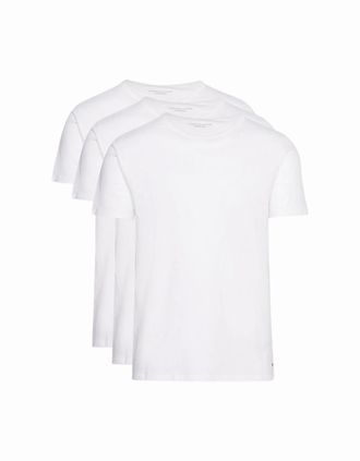 Tommy Hilfiger Mens 3-Pack Stretch Cotton Crew-Neck T-Shirts, White - Size: 32/30/31/36
