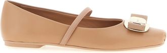 Ferragamo Zina Ballerinas - Dames - Ballerinas - Roze - 35 EU - Leer - Schoenen