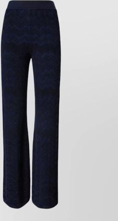 Missoni straight-leg knitted trousers