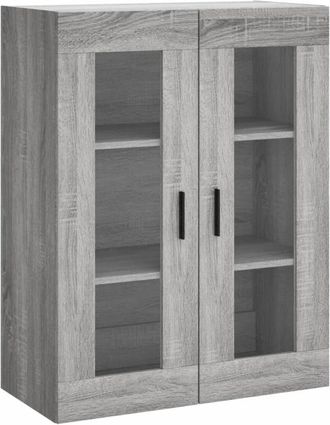 vidaXL Armario de pared gris Sonoma 69,5x34x90 cm Vidaxl