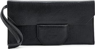 AllSaints Ursa Grain Pouch Womens Handbags Black, Leather