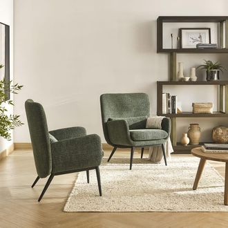 Castlery Green Armchair, Set of 2 | Cammy by Castlery