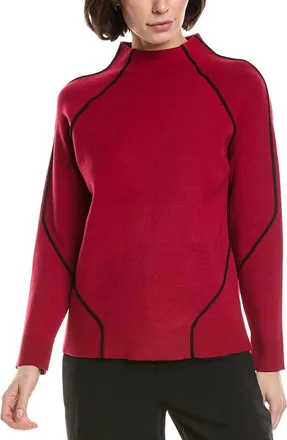 T Tahari Contrast Sweater