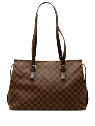 Louis Vuitton 2007 Damier Ebene Chelsea schoudertas - Bruin