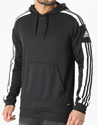 adidas Mens Adidas Black Squadra 21 Hoodie - Size: 42