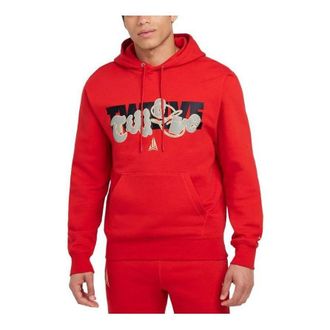 Nike JA Club Fleece Basketball Hoodie Red FZ1038-657
