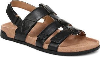 Vionic Eureka Fisherman Sandal - Wide Width Available in Black at Nordstrom, Size 6.5