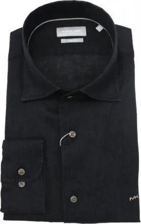 Michael Kors Casual Shirts - Heren - Casual Overhemden - Zwart - 4XL - Overhemden