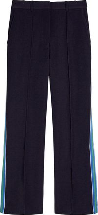 Wales Bonner Wales Bonner Dancer Striped Straight-leg Woven Trousers - Navy - 38 (UK6 / XS)