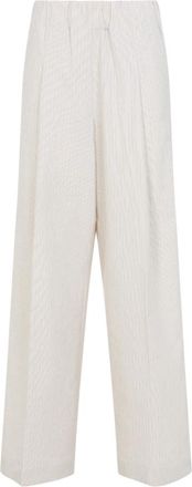 Dries Van Noten White Relaxed Fit Pants