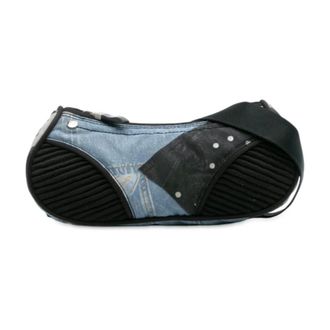 Dior Pre-owned Cross Body Bags, female, Multicolor, Size: ONE SIZE Pre-owned Checkered Pouch