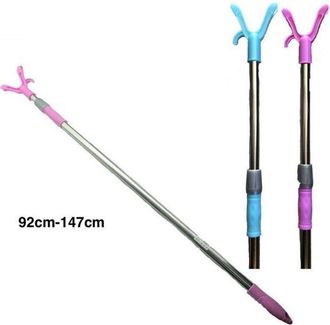 Trade Shop Trade Shop - Manico Asta Bastone Appendiabiti Per Armadio Appendi Abiti Vestiti 92-147cm