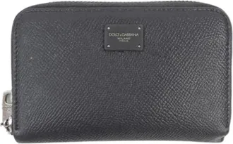 Dolce & Gabbana Pre-owned Wallets, female, Black, Size: ONE SIZE Pre-owned Bill wallet (bi-fold)